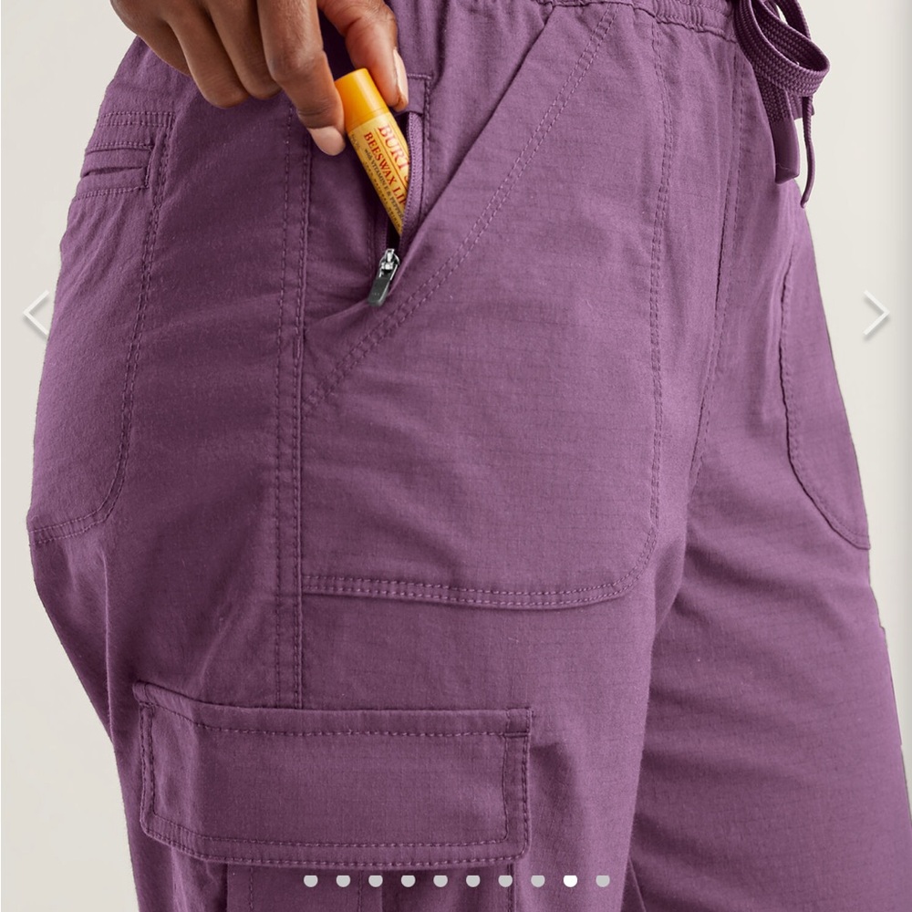 Title Nine Purple Cargo Jogger Pants - Picture 4 of 4
